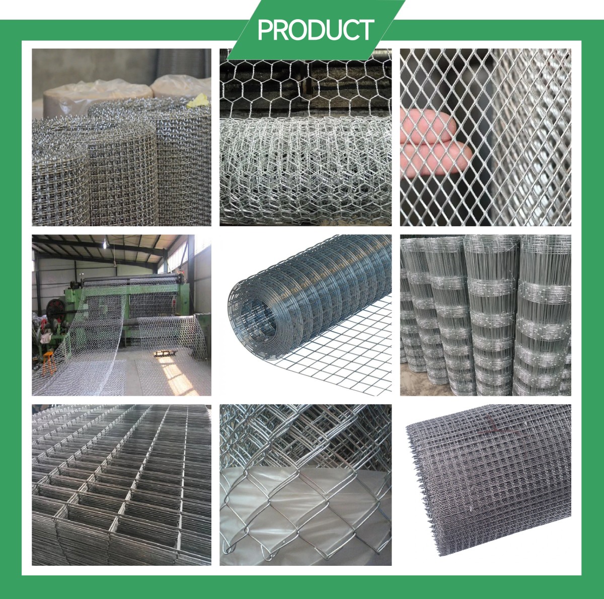 Galvanized wire mesh
