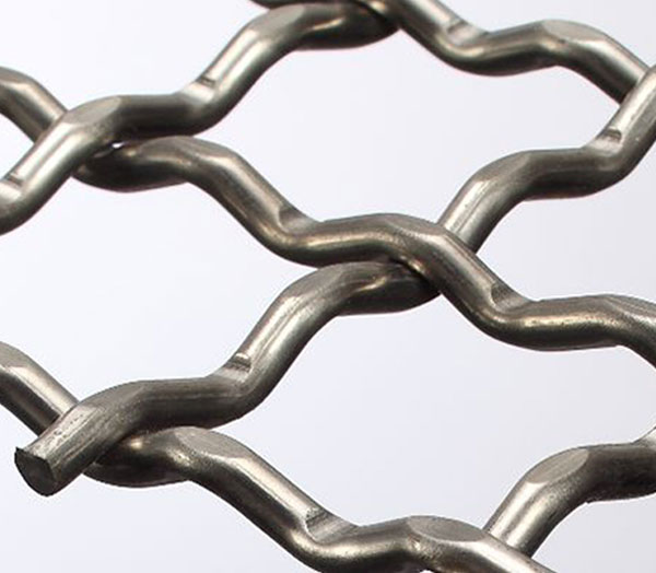 Galvanized woven crimped wire mesh