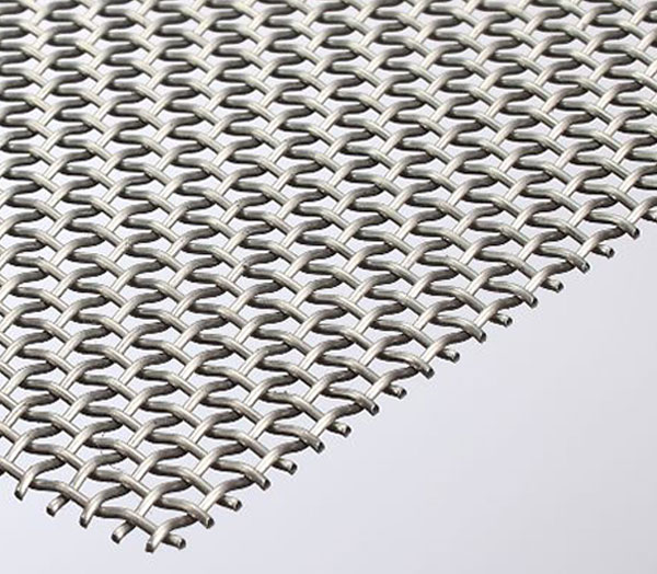 Galvanized woven crimped wire mesh