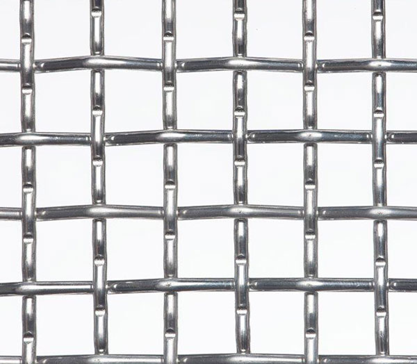 Galvanized woven crimped wire mesh