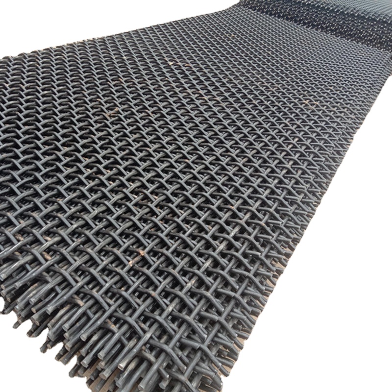 Galvanized woven crimped wire mesh