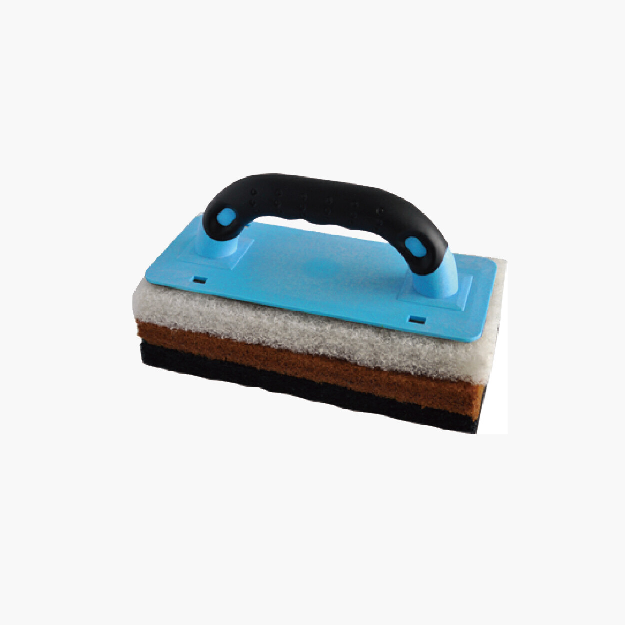 Scouring Pad-Triple Pk W/Soft Handle