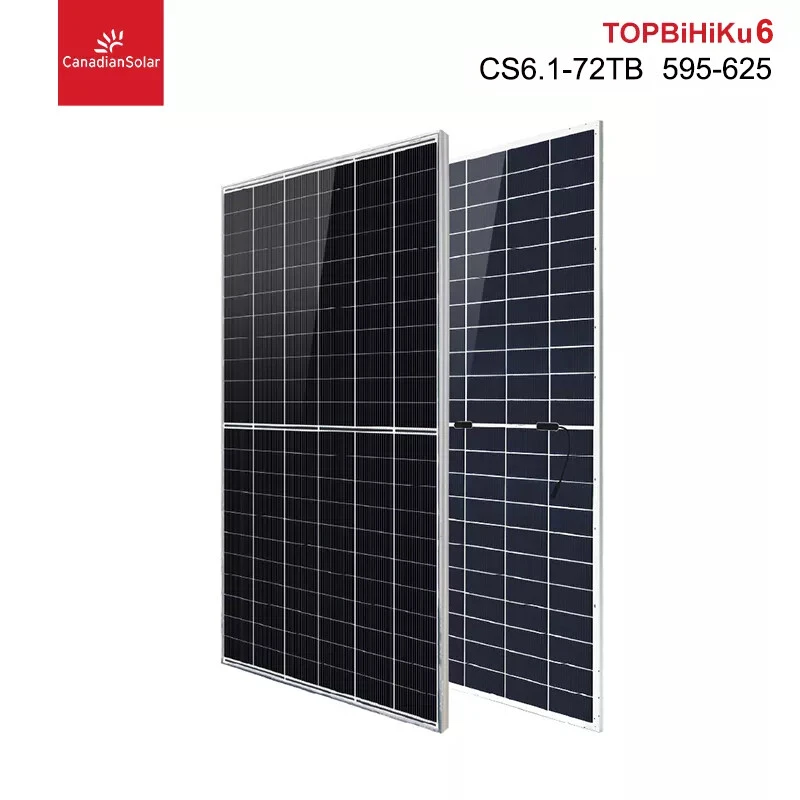 TOPBiHiKu6 N-type Bifacial TOPcon Technology 595 W~625 W