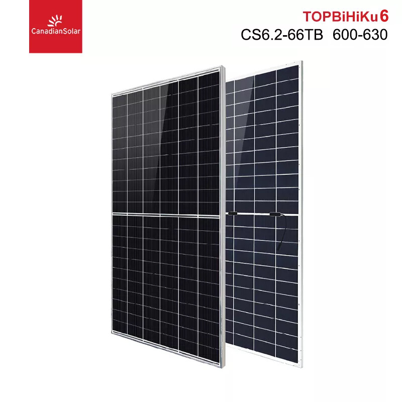 TOPBiHiKu6 N-type Bifacial TOPcon Technology 600 W~630 W