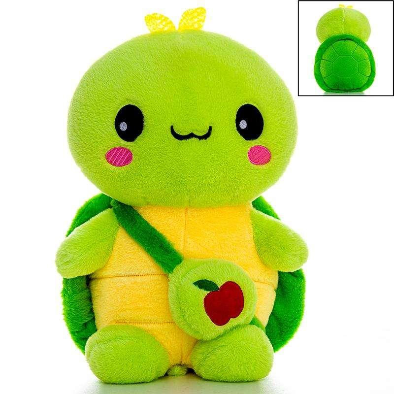 Turtle with apple bag