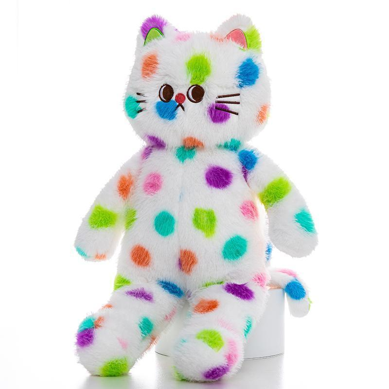 Colorful Polka Dot Cat