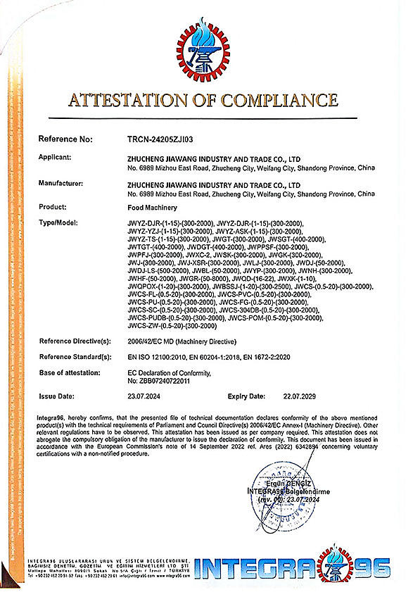 CE Certificate