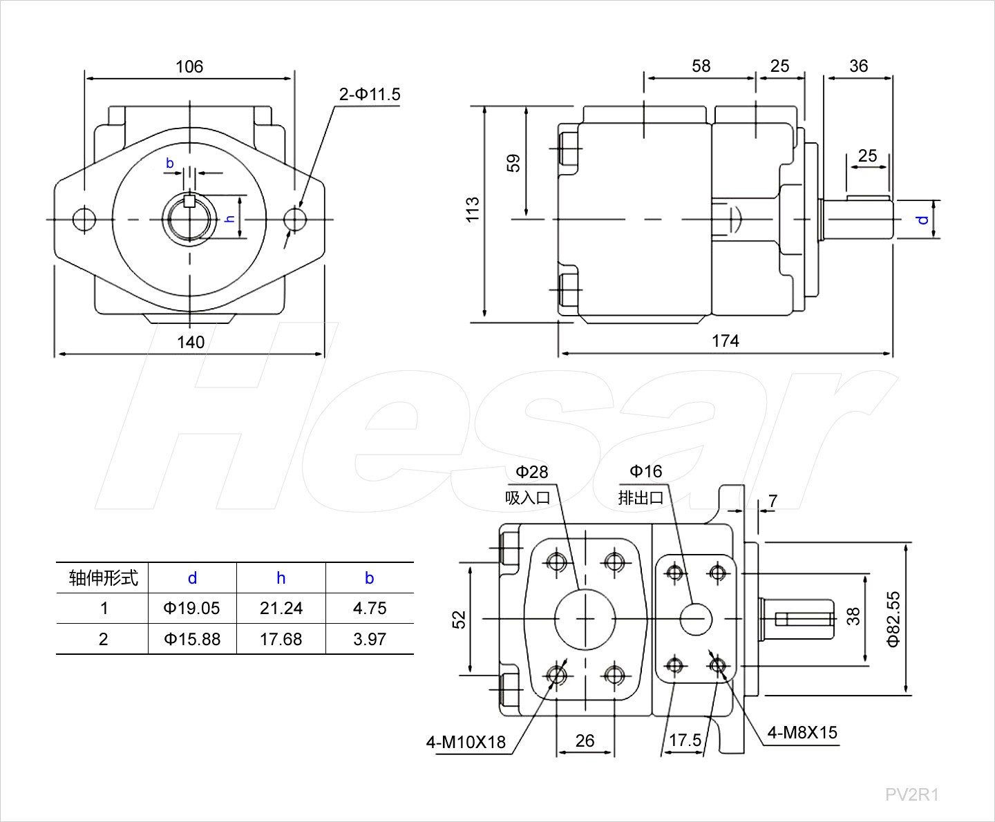 PV2R1-31-F-1R OIL RESEARCH YUKEN VANE PUMP HYDRAULIC OIL PUMP