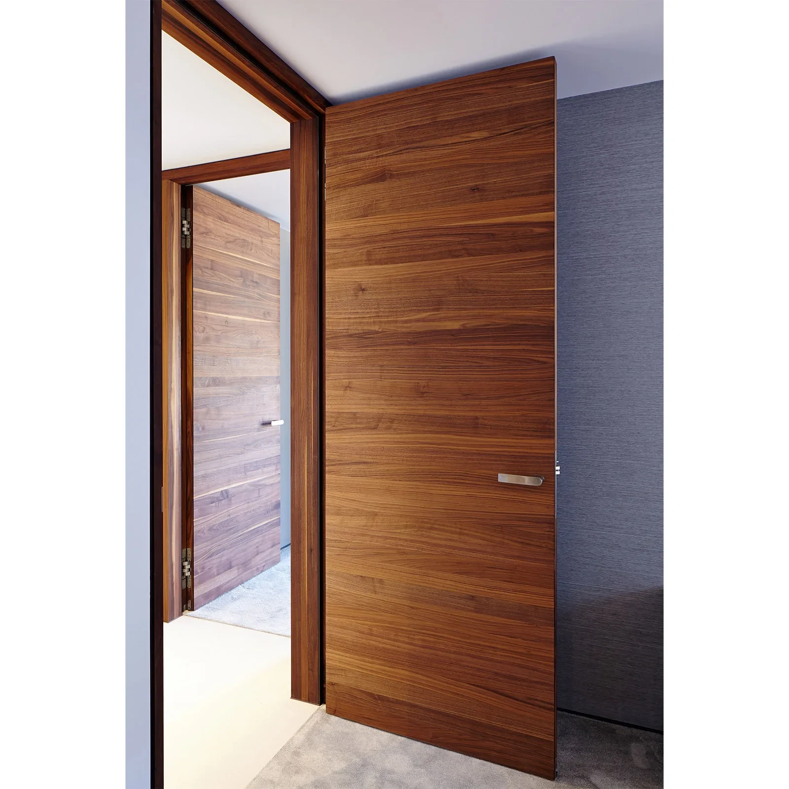 Fire-Resistant Security Soundproof Wood Entry Door