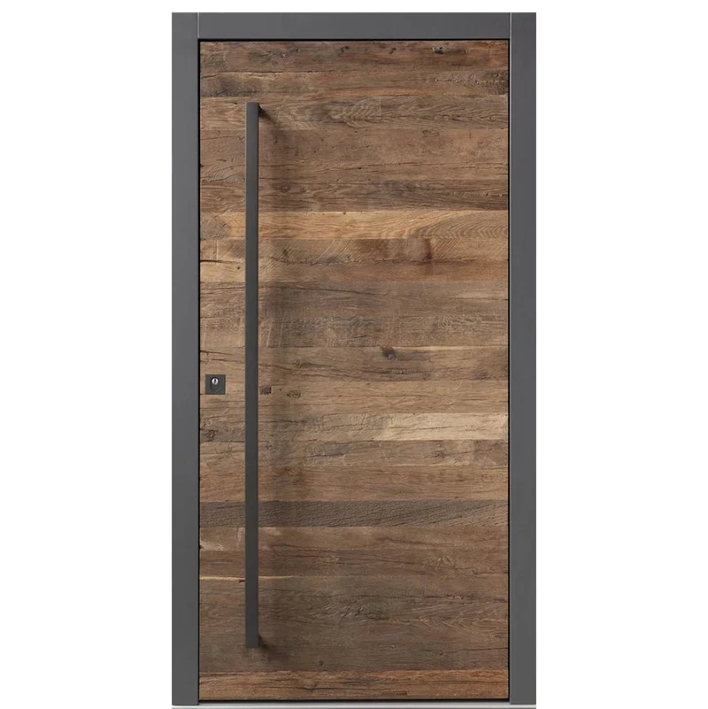 Fire-Resistant Security Soundproof Wood Entry Door