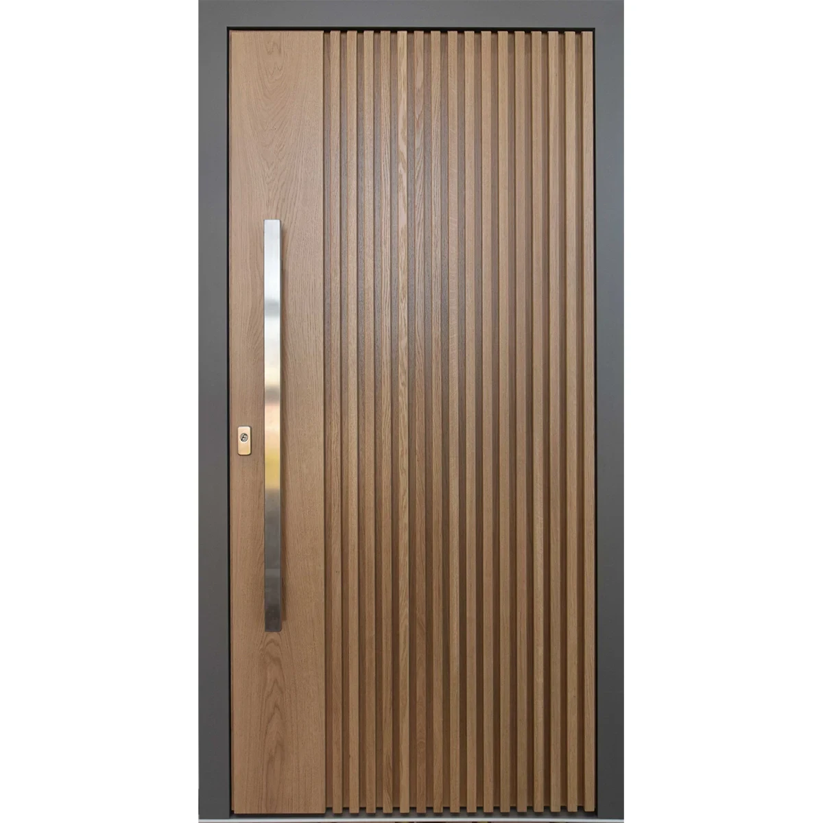 Fire-Resistant Security Soundproof Wood Entry Door