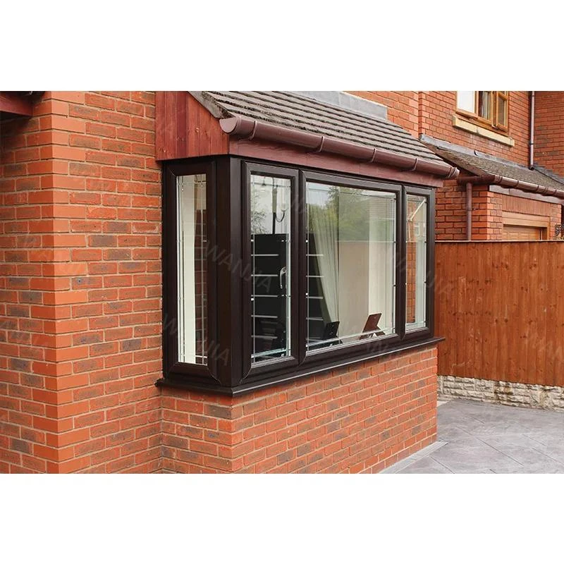 Aluminum French Window Interior Glass Window Bay Windows