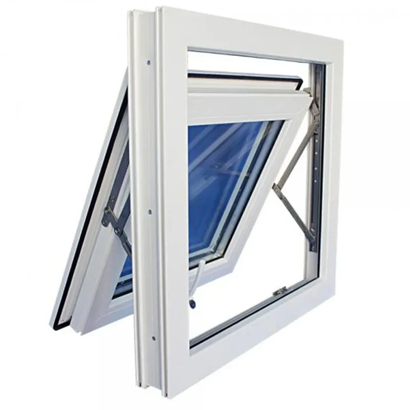 White Aluminum Glass Crank Window for House
