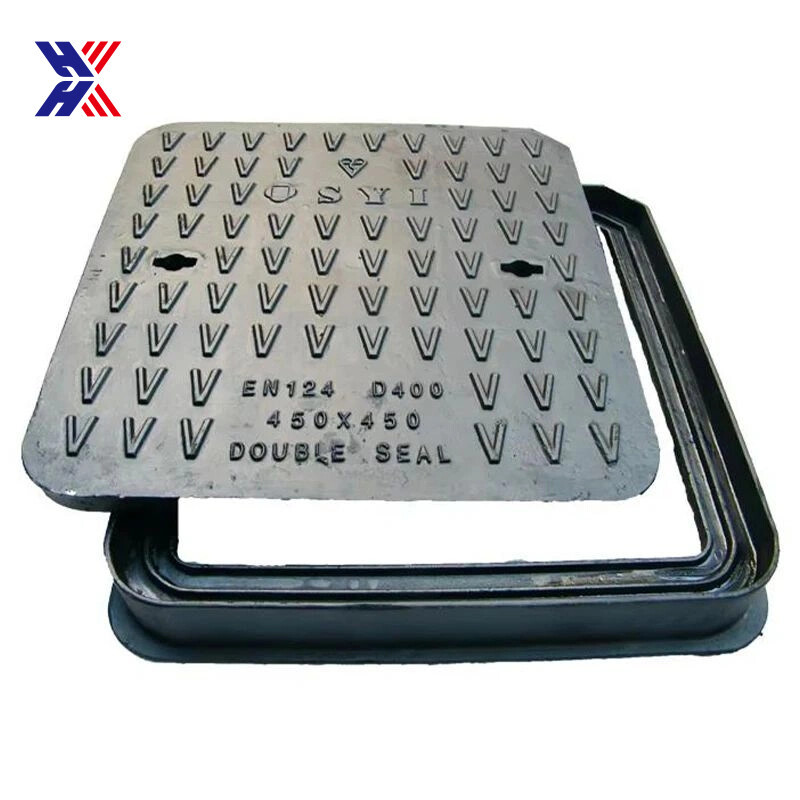 Square Carbon Graphite Lockable Anti-Theft Manhole Cover
