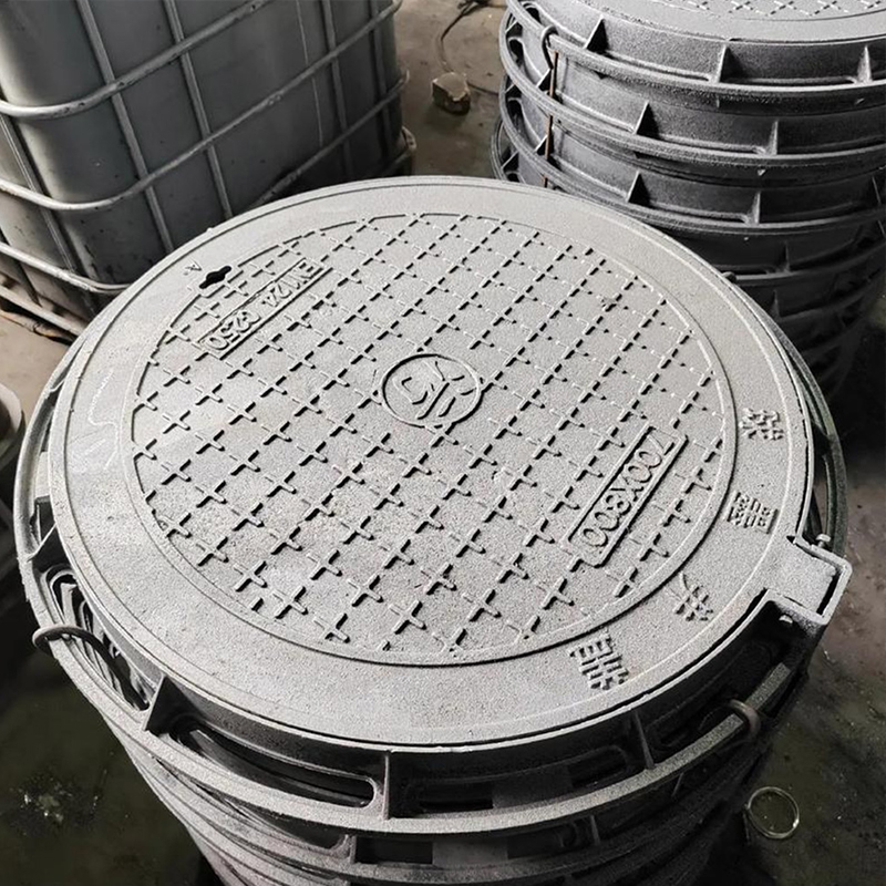 Lockable Hinged Cast Iron Manhole Cover