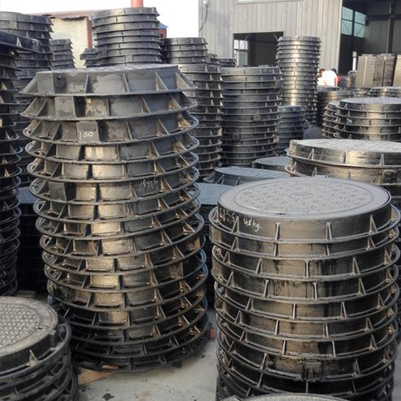 Lockable Hinged Cast Iron Manhole Cover