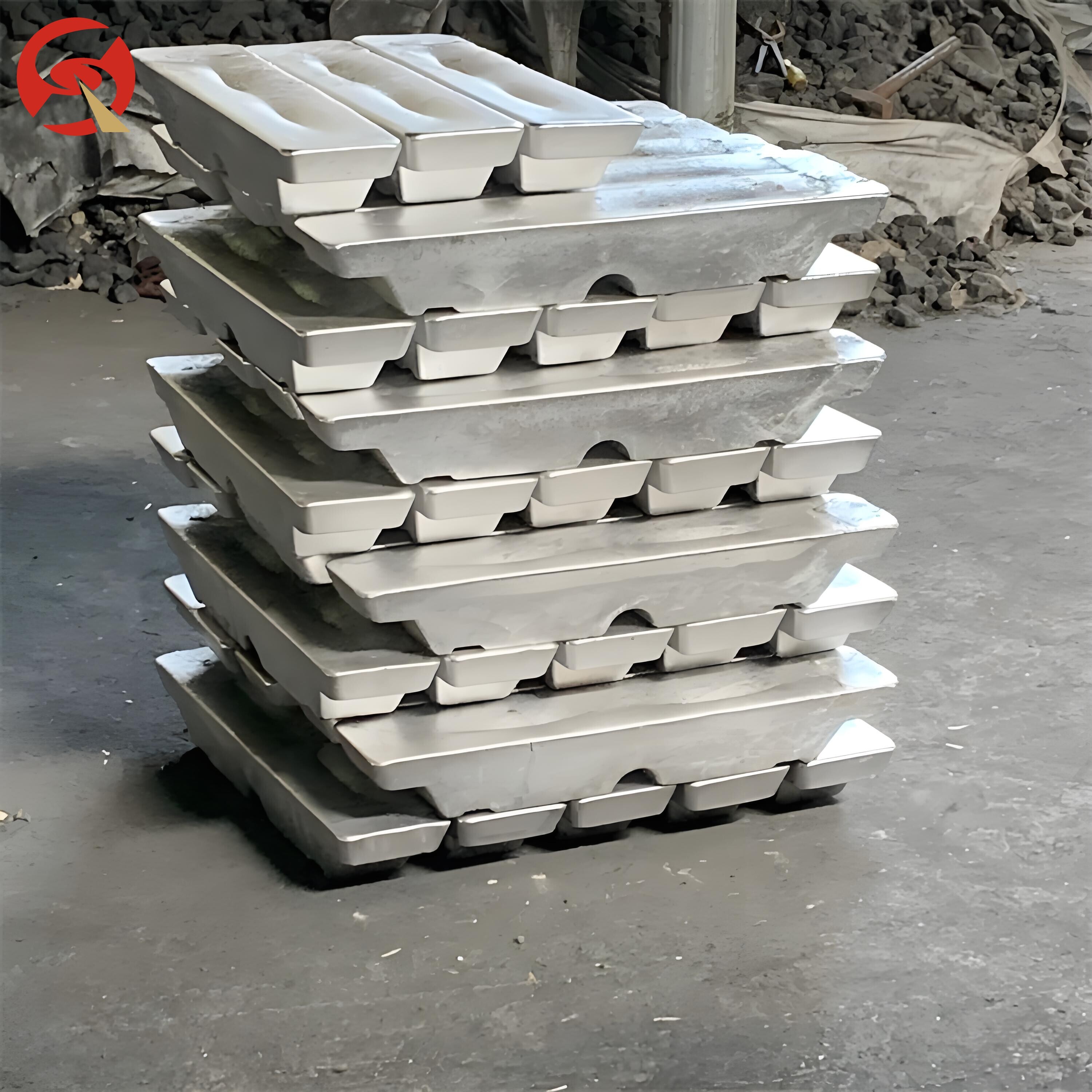 Cast aluminum alloy ingot