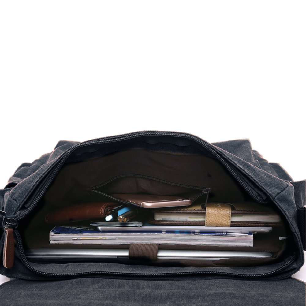 Wholesale mens black messenger bag