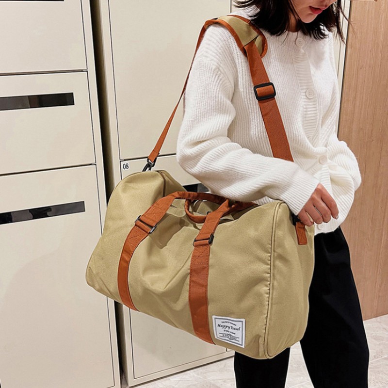 Custom mens garment duffel bags with logo