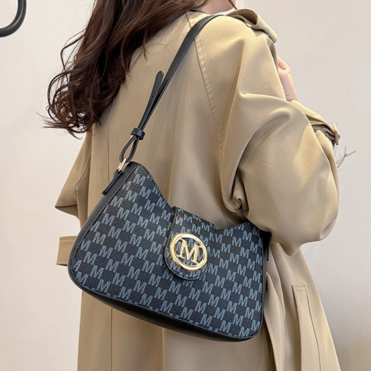 Wholesale of single-shoulder crossbody handbags made of PU material