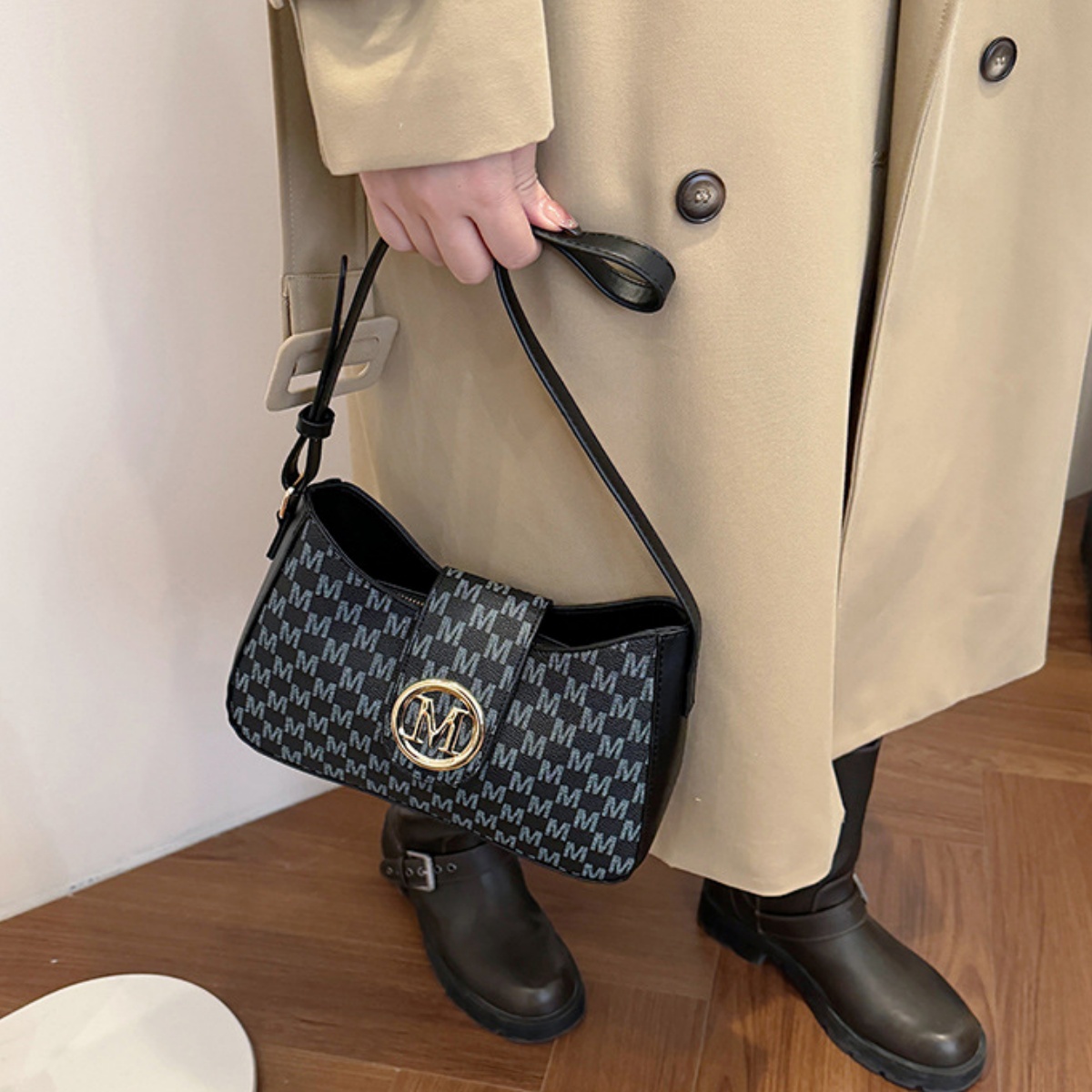 Wholesale of single-shoulder crossbody handbags made of PU material