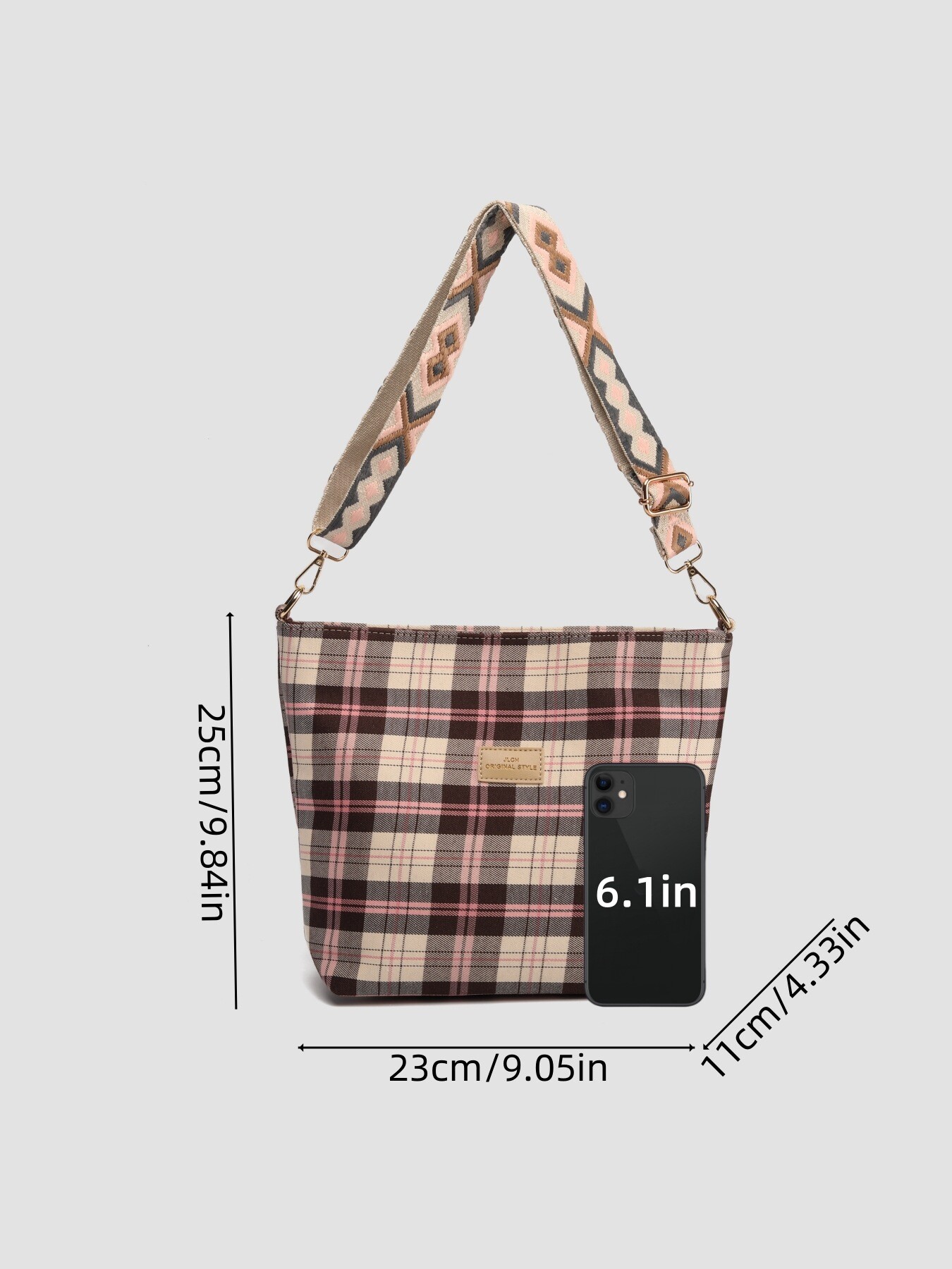 wholesale large capacity canvas strap crossbody bag