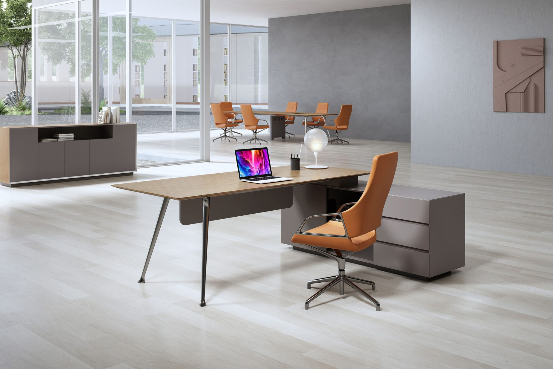 Stylish manager desk new Barcelona series