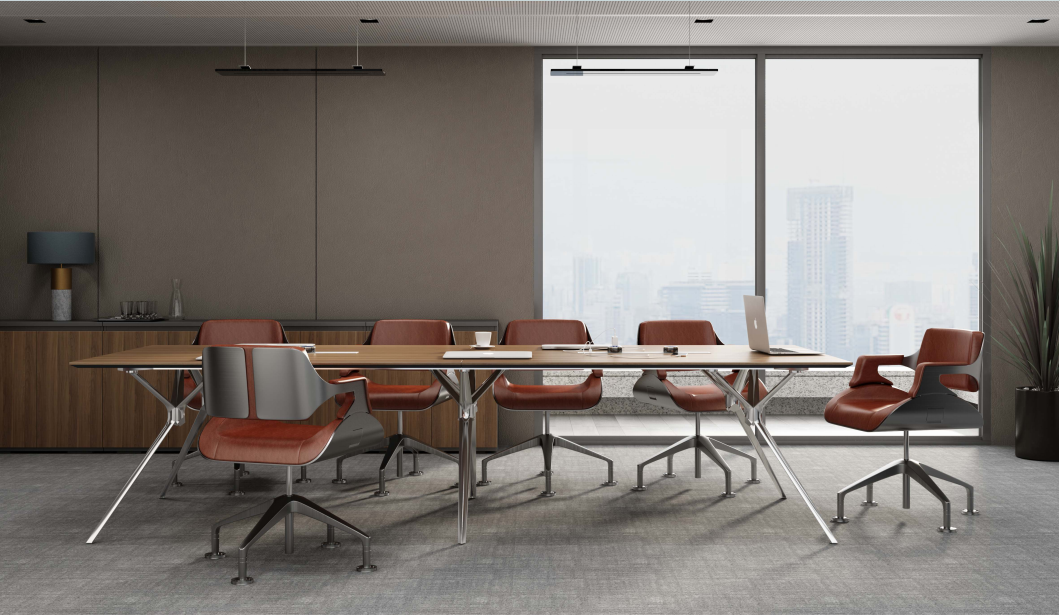 Simple and comfortable conference table