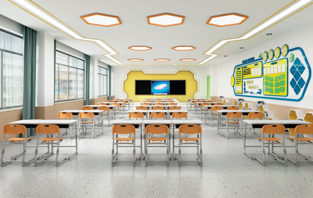 Student desks and chairs series