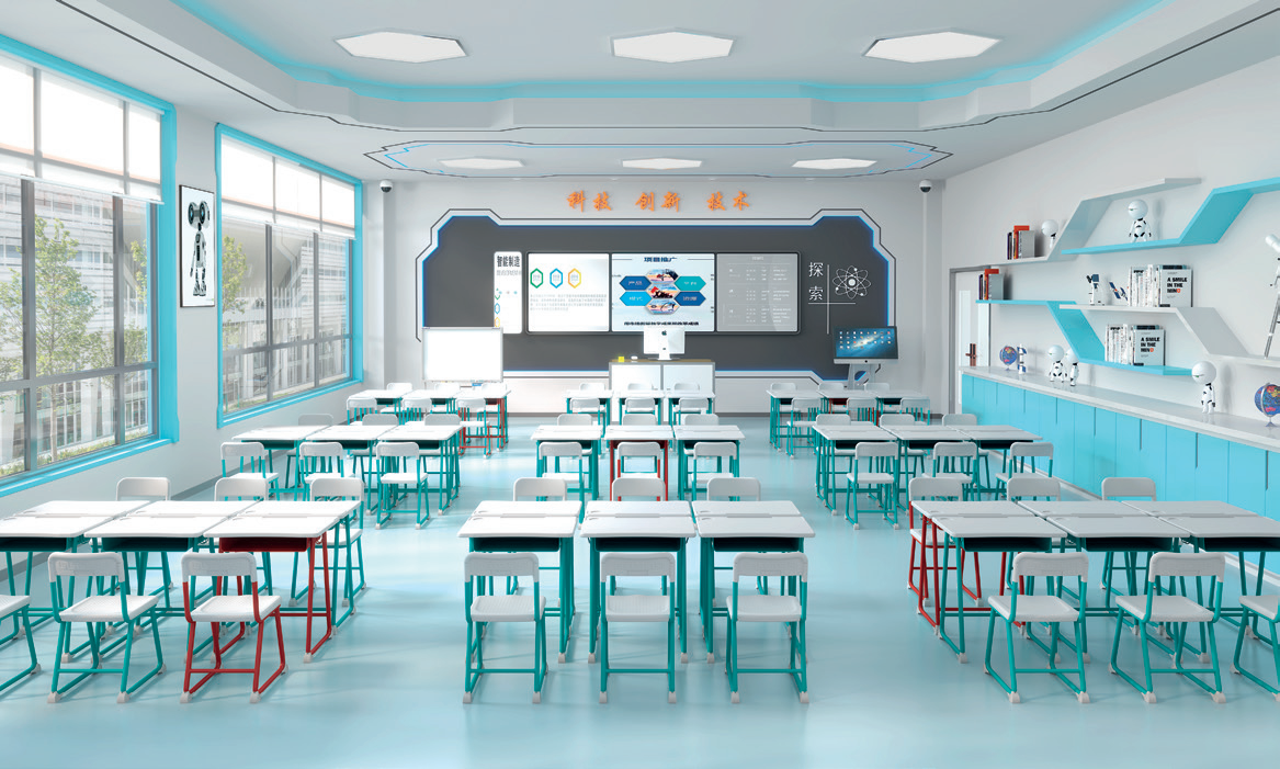 Student desks and chairs series