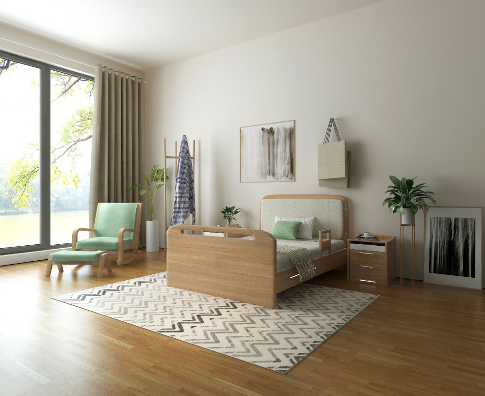 Elderly friendly self-care room series