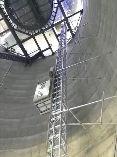 Industrial Elevator for Chimneys Maintenance in Bangladesh