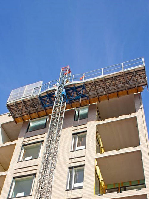 Xingdou lifting platforms for urban building renovation in Sweden
