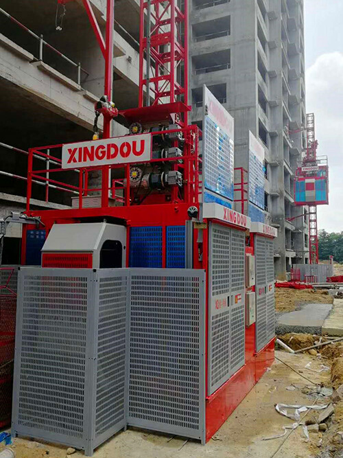 Xingdou construction lifts for material and personnel transportation in Australia