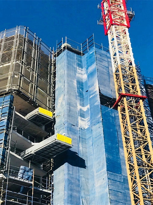 Xingdou Bucket unloading platform for efficient transfer of construction materials in Australia