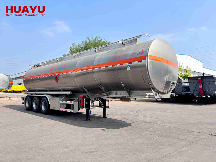 3 Ejes 45000L Remolque Semi Tanque de Combustible de Aceite de Aluminio 3 Ejes 45000L Remolque Semi Tanque de Combustible de Aceite de Aluminio