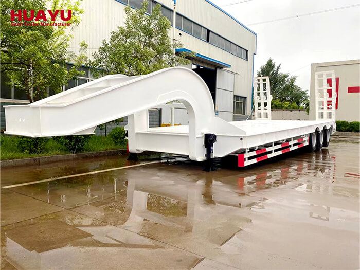 3 Ejes 80 Toneladas Semi Remolque Lowboy 3 Ejes 80 Toneladas Semi Remolque Lowboy