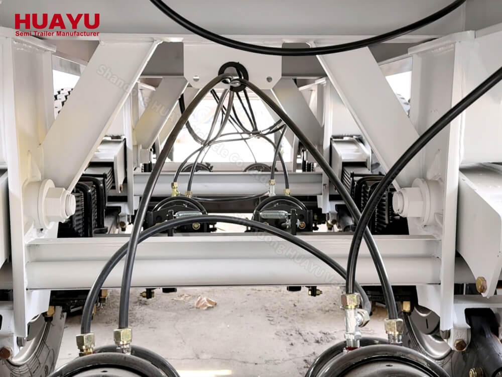 Tri Eje 20 FT Plataforma Remolque Para la Venta