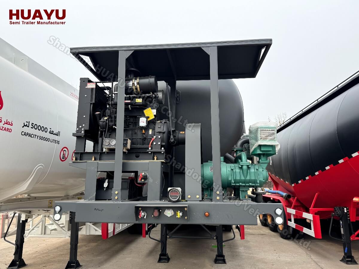 Remolque de camión Bulker de cemento de 50 toneladas a la venta