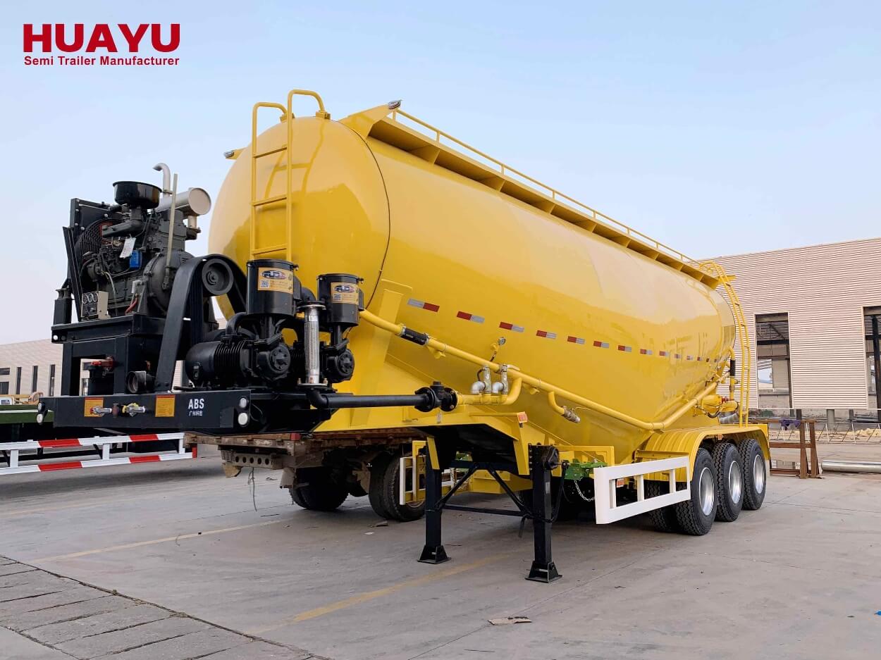 3 Alxe 45 CBM نصف مقطورة صهريج الأسمنت السائب 3 Alxe 45 CBM نصف مقطورة صهريج الأسمنت السائب