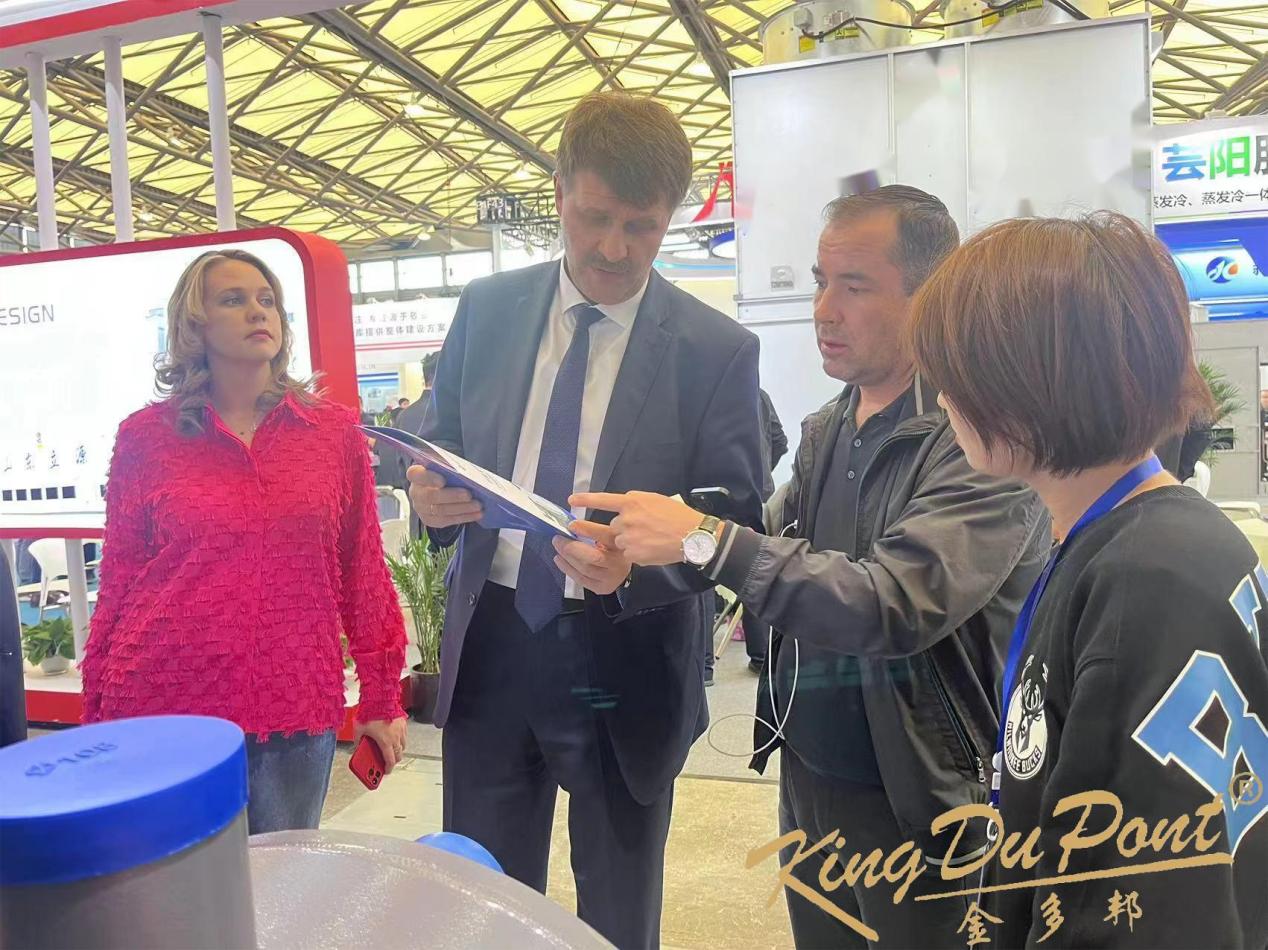 King Dupont presents Semi-Welded Plate Exchange at 2023 China Refrigeration Expo