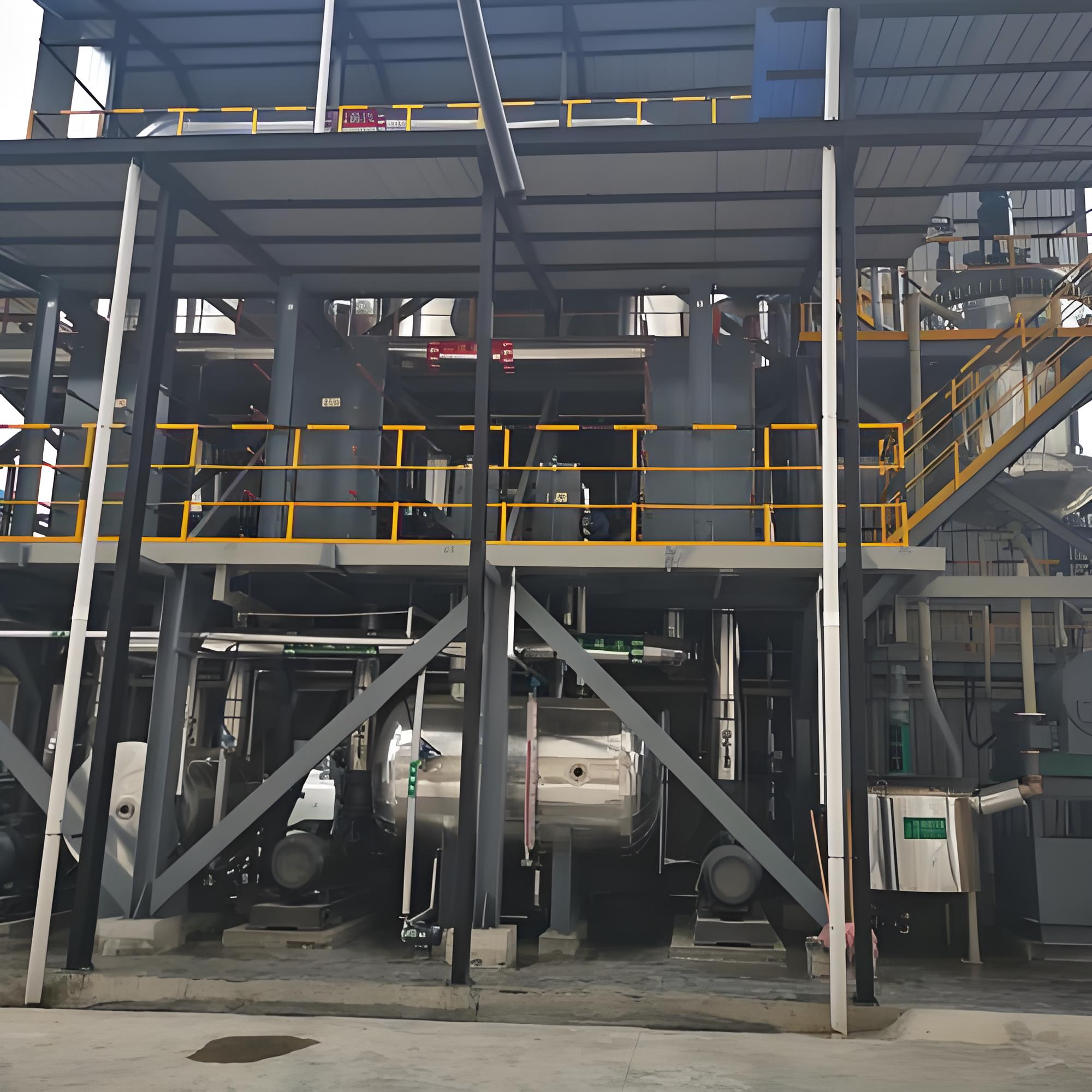 KDP's evaporator in a printing and dyeing wastewater desalination system