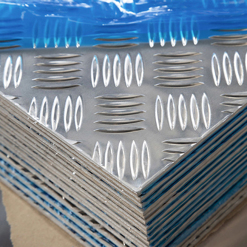 Galvanized checkered plate