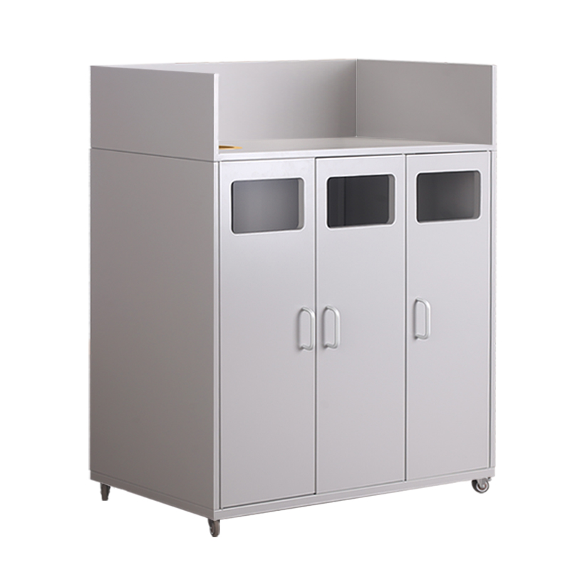 BX-A133 Western restaurant iron painted trash can