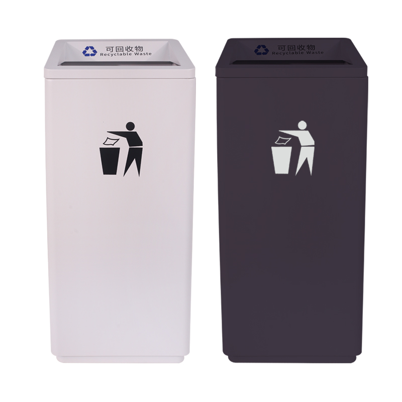 BX-A156   Supermarket iron painted trash can