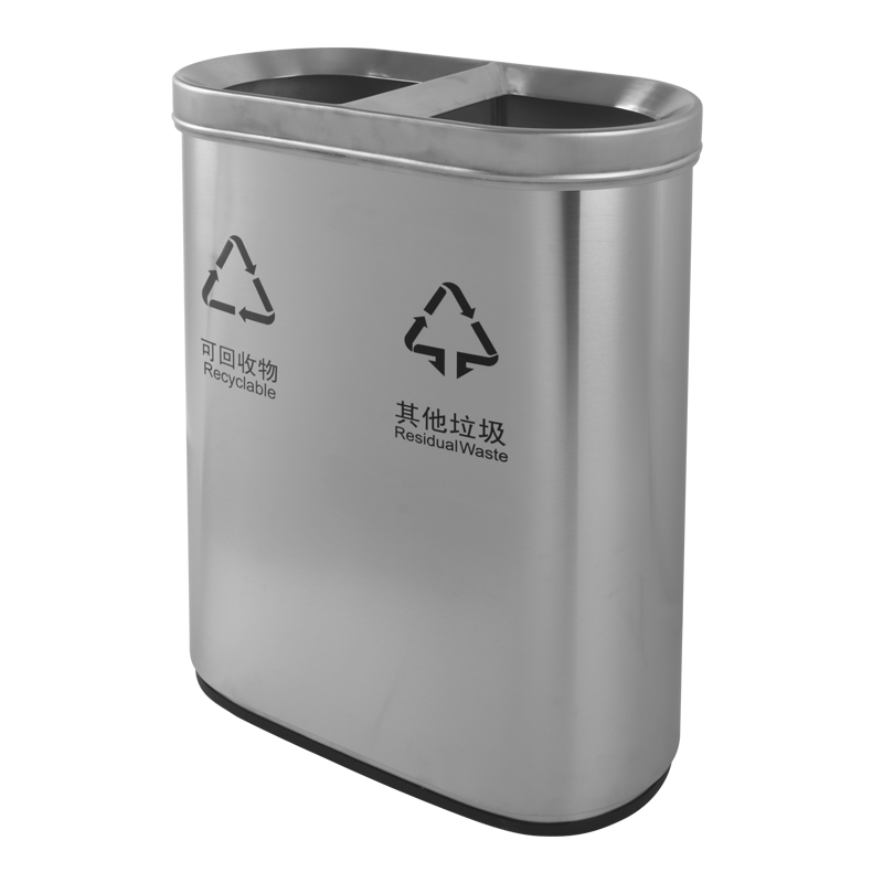 BX-A191 Commercial two-category trash cans