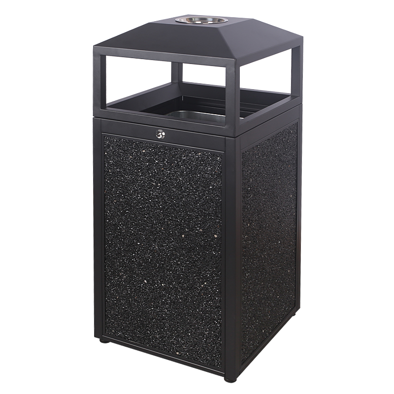 BX-D183  Park & ​​Villa Stone Slab Trash Can