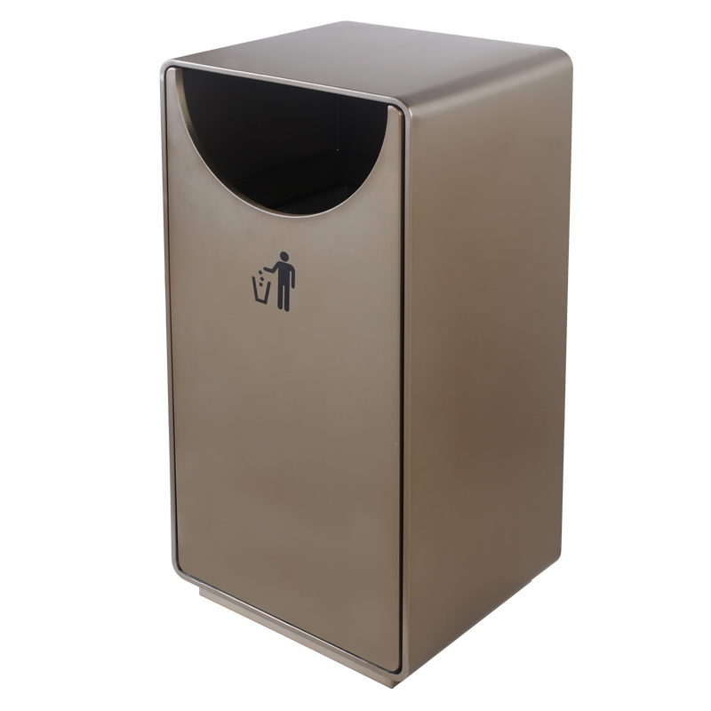 BX-D434 Office stainless steel trash can