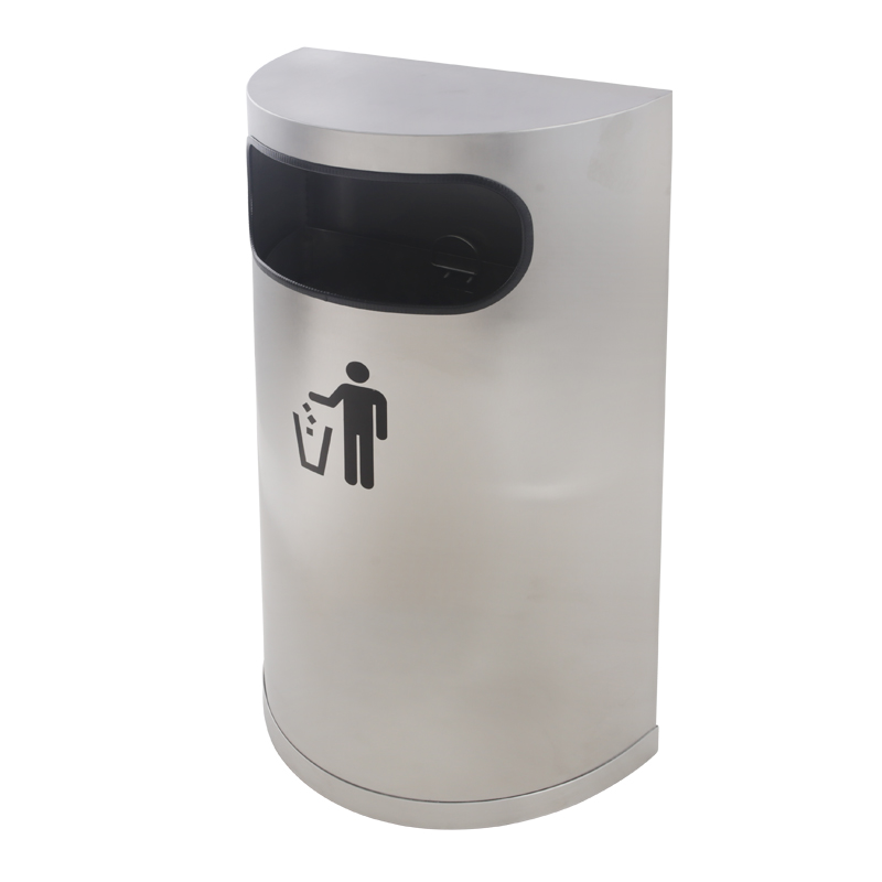 BX-D449 Shopping mall stainless steel trash can