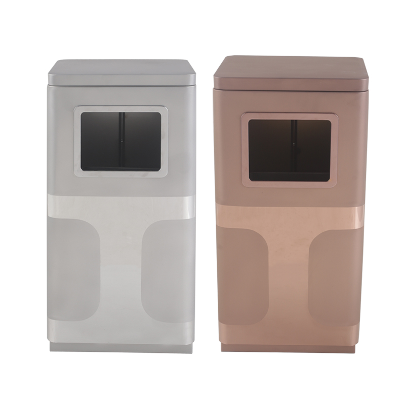 BX-D479 Office stainless steel trash can